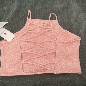 Pink Eden print crop top from bloom collection
